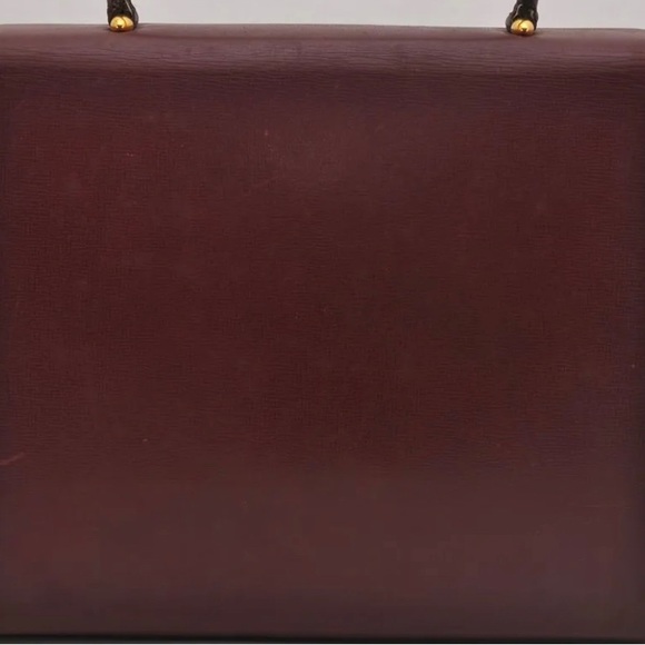 Cartier Must line Bordeaux leather burgundy W  authenticity card and wallet - Picture 5 of 15